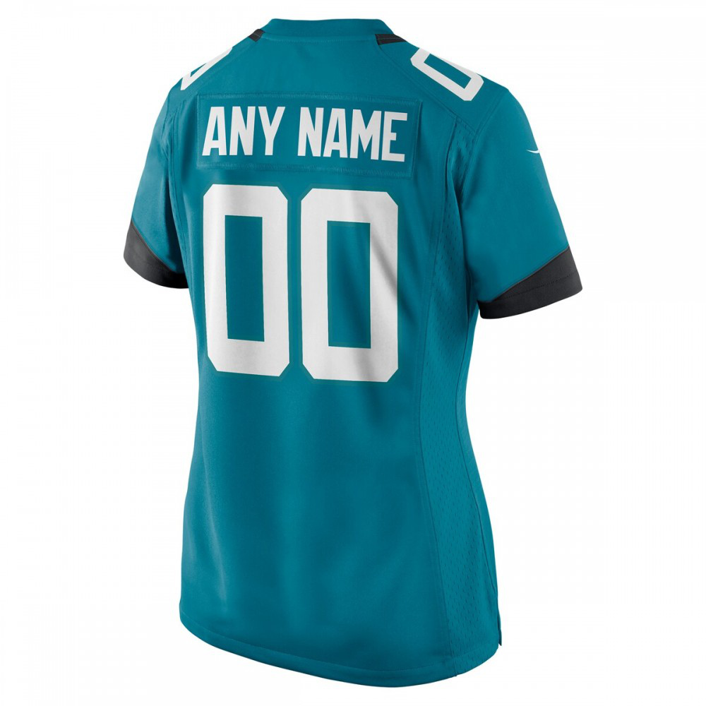 Jacksonville Jaguars Nike Women's Alternate Custom Jersey - Teal-Profan Arena